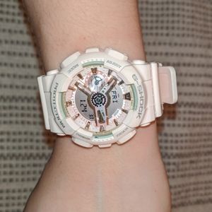 G Shock S Series Baby Pink Watch